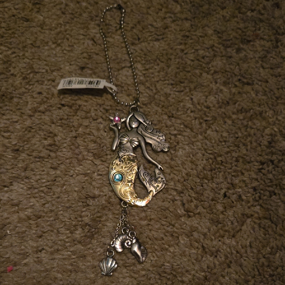 Mermaid Pendant Keychain Charm